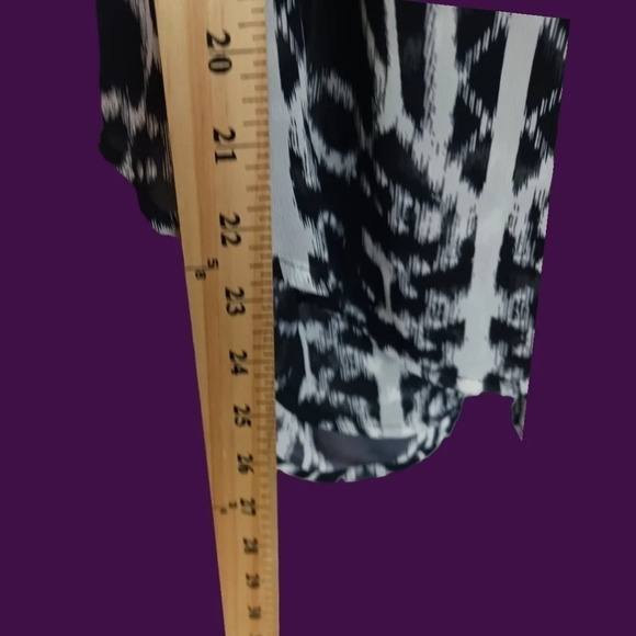 Express tank top spaguetti strap halter blk/wht size xsmall - Picture 5 of 8